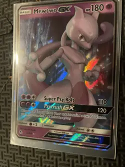 🔥🤯2019 Pokemon Sun & Moon Mewtwo GX #31 Hidden Fates - PSA 10 Gem Mint - Image 2