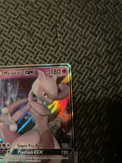 🔥🤯2019 Pokemon Sun & Moon Mewtwo GX #31 Hidden Fates - PSA 10 Gem Mint - Image 3