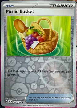 Picnic Basket Reverse Holo - 184/198 - Scarlet & Violet Base Pokemon 2023 - Image 1
