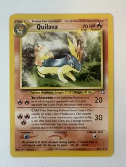 Pokemon Neo Genesis Quilava 47/111 - Image 1