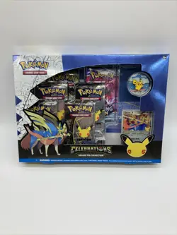 Pokemon TCG Celebrations 25th Zacian Deluxe Pin Collection Box New Sealed - Image 5