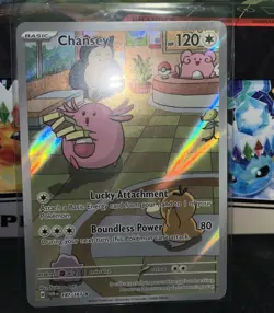 Pokemon TCG Chansey Illustration Rare 187/167 Twilight Masquerade S&V Mint - Image 1