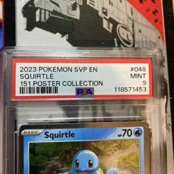 Squirtle - PSA 9 - Scarlet Violet 151 Promo SVP 048 Cosmos Holo Pokemon Card - Image 3