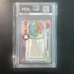 2000 Topps Chrome Pokemon T.V. #3 Venusaur (PSA 8 NM-MT) - Image 2