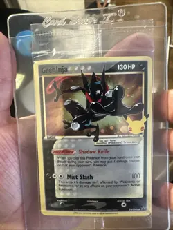 Greninja Gold Star SWSH144 Black Star Promos Celebrations Holo Pokemon Sealed - Image 1