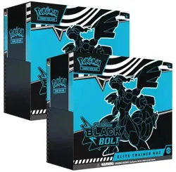 Pokemon TCG Black Bolt SV10.5 Elite Trainer Box ETB Set of 2 - Image 1
