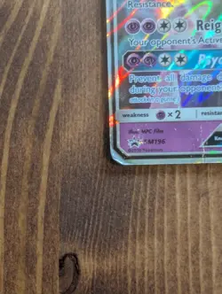 Pokemon TCG: Mewtwo GX SM196 Sun & Moon Black Star Promo 2019 DAMAGED - Image 5