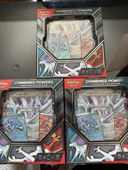 Pokemon TCG Combined Powers Premium Collection 11 Booster Packs X 3 Boxes - Image 1