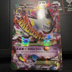 Pokemon TCG Mega Gengar EX Black Star Promos Holo Card XY166 - Image 1