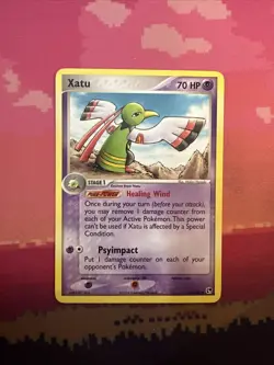 Pokemon Card Xatu EX Sandstorm Rare 55/100 Near Mint - Image 1