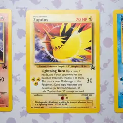 MOLTRES ARTICUNO ZAPDOS 21 22 23 BLACK STAR PROMO POKEMON CARDS NON-HOLO - Image 4