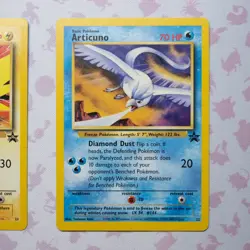 MOLTRES ARTICUNO ZAPDOS 21 22 23 BLACK STAR PROMO POKEMON CARDS NON-HOLO - Image 5