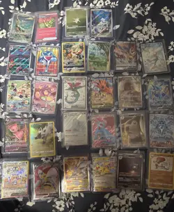 Set of 28 Pokemon Cards Valued around $185 with 16 illustration rares. - Image 2