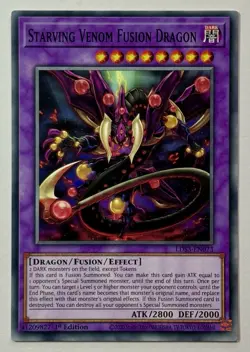 Starving Venom Fusion Dragon LDS3-EN073 (NM) 1st Edition Common Yu-Gi-Oh Card - Image 1