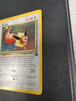 Eevee #11 Promo Black Star Vintage Pokemon Card WOTC Lp - Image 4