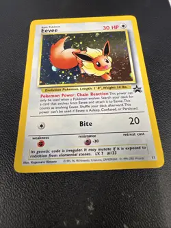 Eevee #11 Promo Black Star Vintage Pokemon Card WOTC Lp - Image 5