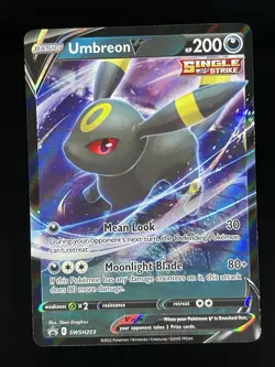 Umbreon V SWSH203 - Black Star Promo - Ultra Rare Pokemon Card - Near Mint (NM) - Image 1