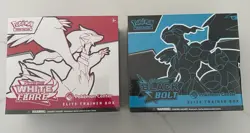New Sealed Pokemon Center Black Bolt & White Flare Elite Trainer Box ETB Set - Image 1