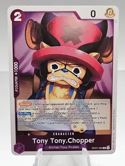 One Piece Card Game Tony Chopper OP07-066 Rare 500 Years in the Future English - Image 1