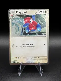Porygon 2 - Stellar Crown Blister Promo SVP 138 Cosmos Holo Pokemon TCG Card NM - Image 1