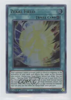 Zexal Field 1st Ed. YuGiOh Brothers of Legend #BROL-EN054 0bt4 - Image 1