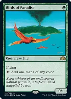 Birds of Paradise - NM English MTG Dominaria Remastered - Image 1