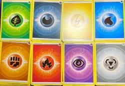 Lot Of 160 Pokemon TCG Basic Energy Card Cards (20 of Each Type) - Image 1