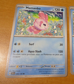 POKEMON ECARLATE ET VIOLET FRANCAISE CARD CARTE MAMANBO 048/198 FR JCC NM - Image 1