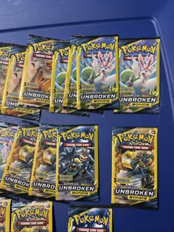 Sun & Moon Unbroken Bonds Mini 3 Card Booster Pack 100 LIGHT Packs! FAST SHIP - Image 4