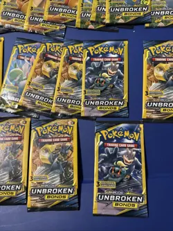 Sun & Moon Unbroken Bonds Mini 3 Card Booster Pack 100 LIGHT Packs! FAST SHIP - Image 5