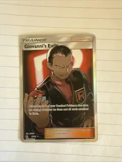 Giovanni's Exile (Full Art) 67/68 Hidden Fates Holo - Pokemon Card - Image 1