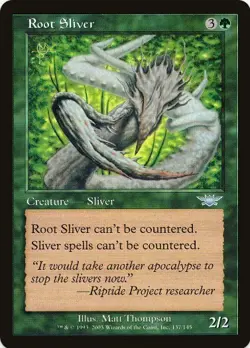 1 x Root Sliver - Legions - LP - Magic The Gathering - MTG - EOF - Image 1