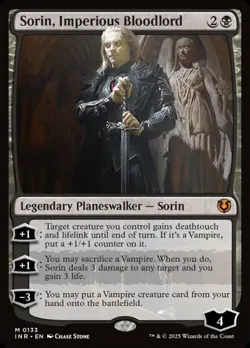 1x Sorin, Imperious Bloodlord - Foil Light Play MTG Magic - Kid Icarus - - Image 1