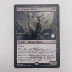 1xMTG Sedgemoor Witch-Strixhaven-Promo Pack-LP - Image 1