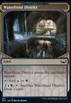 Showcase WATERFRONT DISTRICT mtg NM-M Streets of New Capenna Common - Image 1