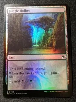 Jungle Hollow - Foil - FDN - MTG - EN - NM - 0263 - Image 1