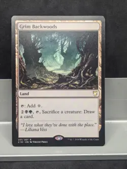 Grim Backwoods X1 NM Commander 2018 MTG Magic the Gathering - Image 1