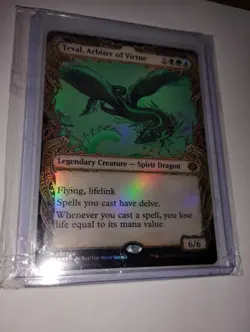 Teval, Arbiter of Virtue (Showcase / Borderless / FOIL) Tarkir: Dragonstorm MTG - Image 2