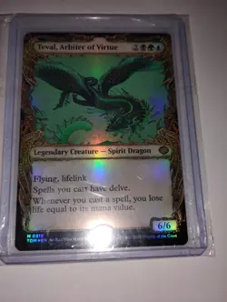 Teval, Arbiter of Virtue (Showcase / Borderless / FOIL) Tarkir: Dragonstorm MTG - Image 3