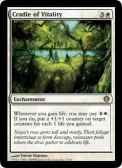 Cradle of Vitality - Foil LP, English MTG Shards of Alara - Image 1