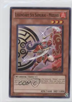Legendary Six Samurai - Mizuho Unlimited YuGiOh Storm of Ragnarok 6o2 - Image 1