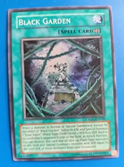 Lightly Played Yugioh Black Garden Unlimited Edition Super Rare CSOC-EN048 - Image 1