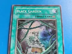 Lightly Played Yugioh Black Garden Unlimited Edition Super Rare CSOC-EN048 - Image 2