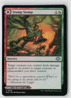 MTG Modern Horizons 3 Stump Stomp x1 NM Uncommon - Image 1