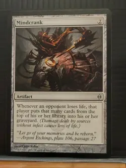 Mtg MINDCRANK NM New Phyrexia 144/175 -Argo- - Image 1