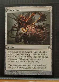 Mtg MINDCRANK NM New Phyrexia 144/175 -Argo- - Image 5