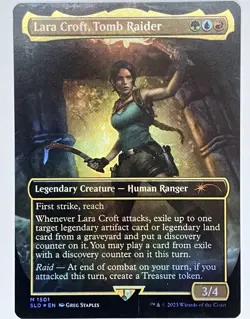 [1x] Lara Croft, Tomb Raider - Foil Near Mint, English Secret Lair MTG Magic - Image 1