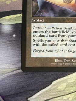 C5028 MAGIC GATHERING MTG BROTHERS' WAR SEMBLANCE ANVIL #52 RARE NM RETRO - Image 4