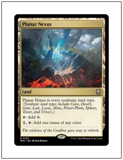 1x Planar Nexus, Modern Horizons 3 Commander, Magic MTG NM - Image 1