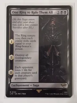 Near-Mint, English - 1 x MTG One Ring to Rule Them All The Lord of the Rings - Image 1